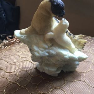 Mother Seal and her pup figurine